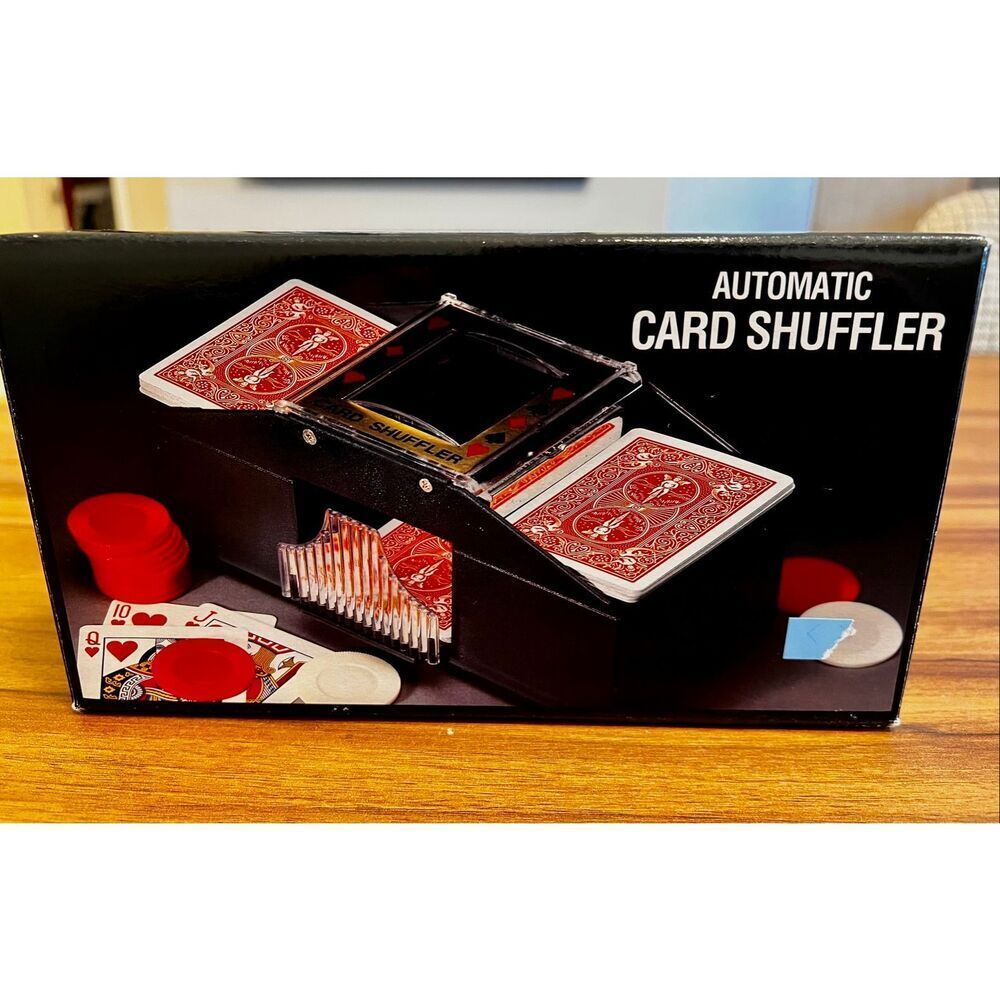 Card Shuffler Automatic Electric Playing Card Shuffler Battery Operated New